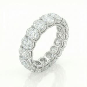ovals eternity ring